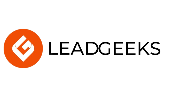 Sleek leadgeeks logo